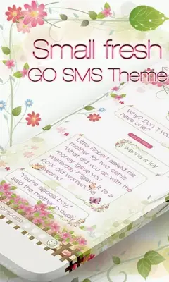 GO SMS PRO SMALL FRESH THEME android App screenshot 4